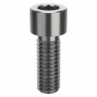 Socket Head Cap Screw: 3/8"-16 Thread Size, 1 in Lg, Std, Plain, Stainless Steel, 316 H5 (MPN ZSS61638C16)