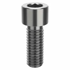 Inch-system standard socket head cap screw with 3/8"-16 thread size, 1" length, and 5/16" drive size. Made from 316 stainless steel (H5 grade) with plain finish and right-hand thread direction. Suitable for fastening components in industrial machinery, equipment assembly, and structural applications requiring corrosion resistance.