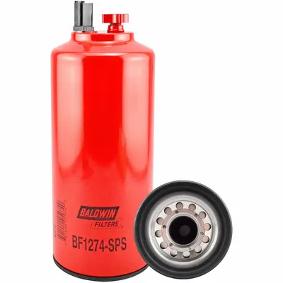 BALDWIN FILTERS Fuel Filter: Spin-On, 4 11/16 in Outside Dia, M85 x 2.0 Thread Size - Spin-On Fuel Filters