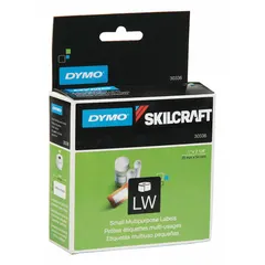 Thermal transfer precut label roll measuring 1 in x 2 1/8 in with rubber adhesive. Contains 500 labels per roll. Compatible with 450 printer series and supports Turbo/5XL counts of 450/550/550. Used for industrial asset tracking, inventory management, and shipping labels.