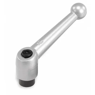KIPP Ball-Style Adjustable Handle with Threaded Hole, #10-24, 39 mm Lg - Ball-Style Adjustable Handles with Threaded Hole