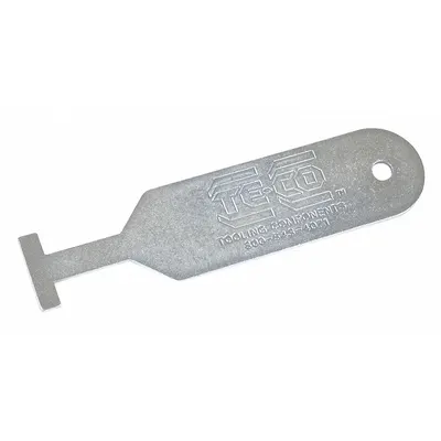 TE-CO T-Slot Cleaner, Steel, 1-1/4 in W x 5-1/16 in L x 1/16 in H, 5010101 - T-Slot Cleaners
