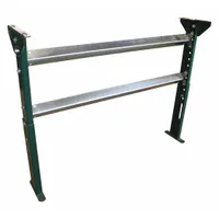 ASHLAND CONVEYOR Conveyor Support Stand: For 16 in Between Frame Wd, 55 in Min. Ht, 67 in Max. Ht (MPN H15M61B16)