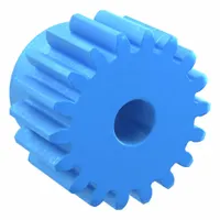 Machined Spur Gear: Module m 2, 18 Teeth, 10 mm Bore Dia, Nylon, 20° Pressure Angle, Plain Bore (MPN PS2-18)