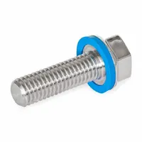 Hygienic Hex Head Screws: Stainless Steel, Partially Threaded, M10, 26 mm Min Thread Lg, Grade 316L (MPN 1581-M10-40-PL-E)