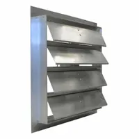 Motorized Damper: For 18 in Nominal Duct Dia, Single Panel, 18 in H, 18 in W, Single Flange, Rubber (MPN SX3218X18)