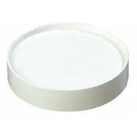 CARLISLE Pourer Container Lid: White, Polyethylene, 3/4 in Overall Ht, 3 1/2 in Overall Dia, Caps (MPN PS30402)
