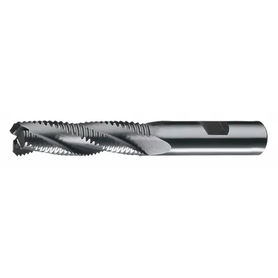 CLEVELAND Roughing End Mill: Cobalt, 6 Flute, Coarse Pitch, 1-1/2" Mill Dia, 2" LOC - General Purpose Cobalt Roughing End Mills