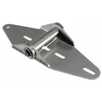 AMERICAN GARAGE DOOR SUPPLY Garage Door Hinge: Stainless Steel, 7 1/2 in Leaf Ht, Rounded, 4 PK (MPN HS112)