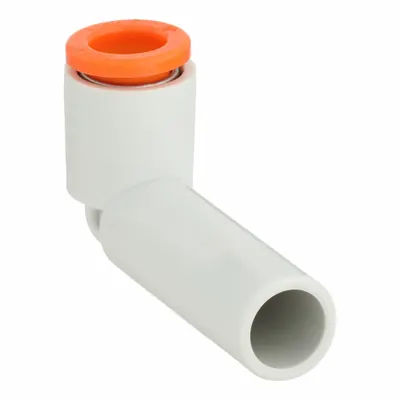 SMC KQ2L07-09A Push-to-Connect Elbow Fitting, Brass, 1/4 in OD x 5/16 in OD - Polybutylene & Brass Tube Fittings