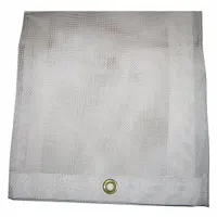 MAURITZON Tarp: 19.5 ft Lg, 9.5 ft Wd, Std Duty, 5 mil, Vinyl, White, 10 oz/sq yd, PVC Coated (MPN MBT-12-01-1020)