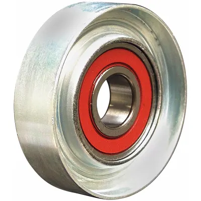 DAYCO Idler Pulley: Idler Pulley, 89135, Serpentine, Flat, Flangeless Flange - Flat Idler Pulleys for Vehicles
