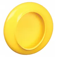 Flange Cover: Vinyl, For 4 in Pipe, For 4 3/4 in Flange OD, For 1/16 in Flange Thick, Yellow (MPN 99190654)
