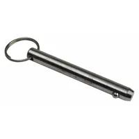 Ring Pin,0.5 in dia,2 in L,Steel,PK5: Detent, Inch, 1/2 in Pin Dia, 2 1/2 in Shank Lg, Steel, 5 PK (MPN WWG-DTP-017)