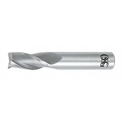 OSG Square End Mill: Carbide, TiAlN Coated, 3 Flute, 1.5 mm Mill Dia, 5 mm LOC - General Purpose Carbide Square End Mills