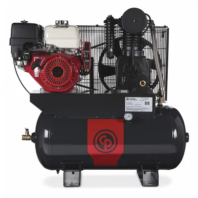 CHICAGO PNEUMATIC Stationary Air Compressor: 2 Stage, 13 hp Engine, Honda, 25.1 cfm - Vehicle Mounted Air Compressors