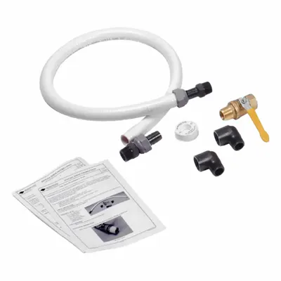 BUSHMAN Rain Barrel Connection Kit: 1 in Hose Inside Dia, 3 ft Hose Lg - Rain Barrel Accessories