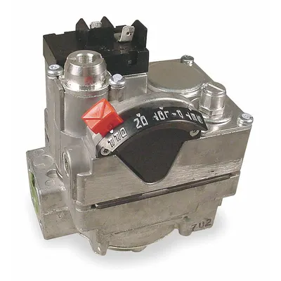 ROBERTSHAW Gas Valve: Standing Pilot, Dual Stage, 150,000 BtuH, Fast Opening, 24V AC - Standing Pilot Gas Valves
