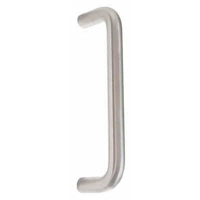 TRIMCO Pull Handle: 0.75 in Wd, 10 3/4 in Ht - Antimicrobial Door Pulls