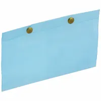 QUANTUM STORAGE SYSTEMS Label Holder: 8 in x 5 in, Clear, 6 Label Holders, Pocket (MPN LBL5X8CO)