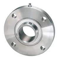 IPTCI BEARINGS 4 Bolt Flange Bearing: Radial Ball, 1 3/16 in Bore, SS, Set Screws, 4 23/64 in Lg (MPN SUCSFCS206-19 IP69K)