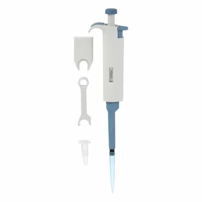 DLAB Single-Channel Pipettor: 1,000 ul Capacity - Max, Manual Fixed Volume - Single Channel Pipetters