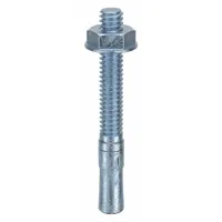 MKT FASTENING Wedge Anchor: 2 1/4 in Overall Lg, 1/4 in Dia, 1/4"-20 Thread Size, Steel, 100 PK (MPN 2514214)