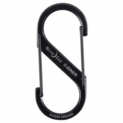 NITE IZE S-Hook Double Snap Hook, Stainless Steel, Wire Gate - S-Hook Double Snap Hooks