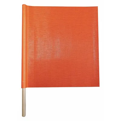 OEM APPROVED VENDOR Blank Orange PVC-Coated Mesh Traffic Flag with - Traffic Flags