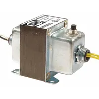FUNCTIONAL DEVICES INC / RIB Class 2 Transformer: 75 VA Power Rating, 120V AC, 24V AC, Dual Hub/Foot (MPN TR75VA002)
