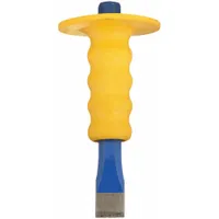 Cold Chisel: Steel, 1 in Blade Wd, 8 in Overall Lg, Cushioned Grip, Includes Handguard (MPN G417)