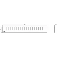 APPROVED VENDOR Divider: 2 3/4 in Overall Ht, For 22 5/16 in Drawer Wd/Dp, For 2 3/4 in Drawer Ht