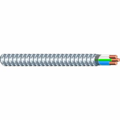SOUTHWIRE Metal Clad Cable: 12 AWG, 4 Conductors, Copper, 1,000 ft, Aluminum, Std - Multi-Circuit Metal-Clad Cables
