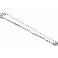 Replacement track arm for LCN 4110 series door closers. Constructed of aluminum. Left-hand configuration. ADA compliant for accessibility in commercial door applications.