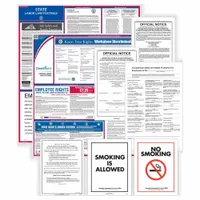 COMPLYRIGHT Labor Law Poster Set: UT, English, Plastic, 2 1/2 in x 25 in, 5 Posters Included (MPN EFEDSTCRPSECUT)