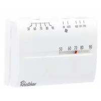 Air Curtain Thermostat: 24 V DC, Steel, 3 1/4 in x 4 1/2 in x 1 in (MPN 99-264)
