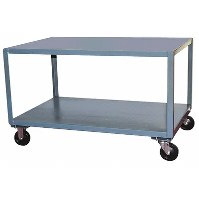 OEM Work Table: Fixed Ht - Steel-Top Mobile Worktables