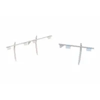 WEATHER GUARD Van Shelf Mounting Kit: Mounting Kit, Steel, 58 1/2 in Overall Lg, 5 3/4 in Overall Wd (MPN 975101-3-01)