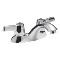 DELTA Low Arc Bathroom Faucet: Delta Commercial, Cast Brass, Chrome Finish, 1.5 gpm Flow Rate, Arc (MPN 21C333)