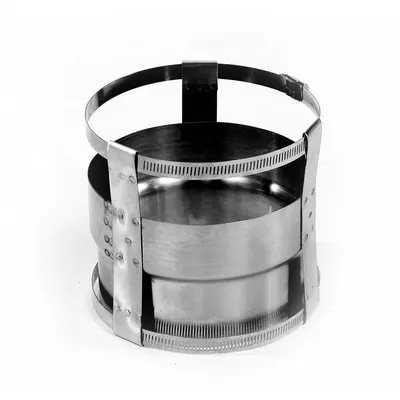 AMERI-VENT Flex Connector: 8 in Duct, All Fuel, 3 ft Lg, 1,200°F Max, 316, Stainless Steel - Flex Connectors