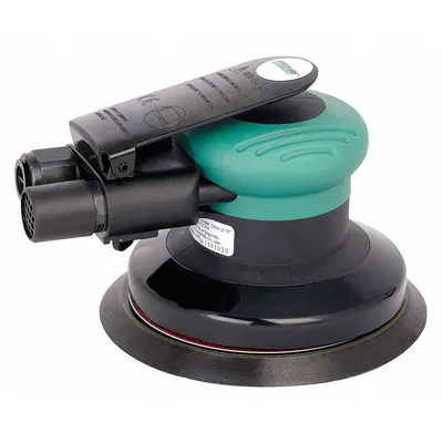 SPEEDAIRE Air Orbital Sander: 5 in Disc, Pressure Sensitive Adhesive, 3/16 in Orbit - Non-Vacuum Random Orbital Sanders