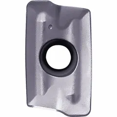 This parallelogram indexable milling insert features an 80° shape for strong cutting edges, suitable for high-feed face and shoulder milling. The PR1810 grade coating provides wear resistance for roughing and semi-finishing operations in steel, stainless steel, and cast iron.