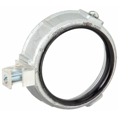RACO Grounding Bushing: Iron, Zinc Plated, 3 in Trade Size, 2 7/8 in Overall Lg - Grounding Bushings