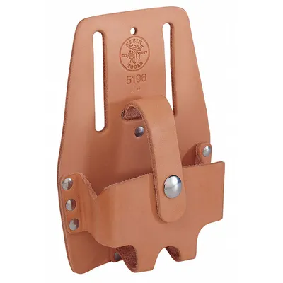KLEIN TOOLS Tool Holster: For 2 1/2 in Belt Wd - Max, 1 Pockets - Leather Tool Holsters