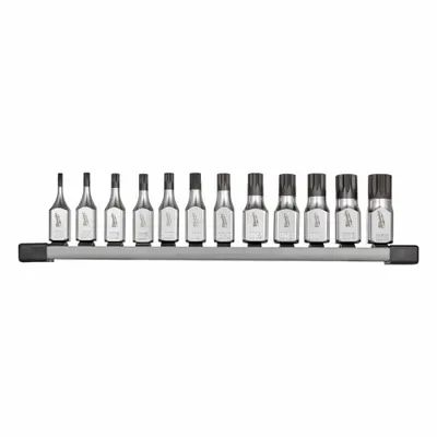 MILWAUKEE 12pc 3/8 Drive Triple Square Bit Socket Set: 1 - 25 Pieces, 3/8 in Drive Size - Square Bit Socket Sets