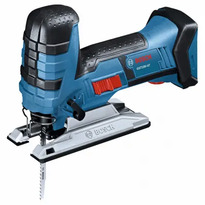 BOSCH Jigsaw: Barrel Grip, T-Shank, Orbital Stroke, 2,700 stroke/min Stroke Rate - Max - Bosch Cordless Jigsaws