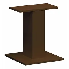 This powder-coated aluminum pedestal is designed for bolt-mounted installation of cluster box units. It measures 14 1/2 inches high by 12 inches wide by 12 inches deep. Mounting hardware is not included. Suitable for supporting centralized mail delivery systems in multi-tenant settings.