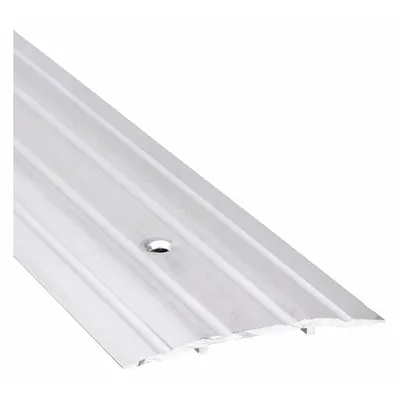 NATIONAL GUARD 413-4 Aluminum Saddle Threshold, 4 ft, Fluted - Saddle Thresholds