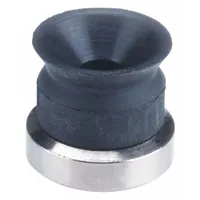 SMC Vacuum Pad: Flat, w/o Adapter, 10 mm Pad Dia, Urethane Rubber, Brown, 60A, 12 mm Pad Ht (MPN ZP10UU)