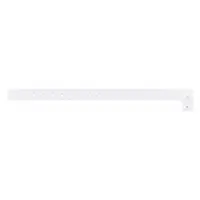 ID Wristband: No Legend, 10 in Overall Lg, 5/8 in Overall Wd, Plastic, White, 500 PK (MPN P1-09)